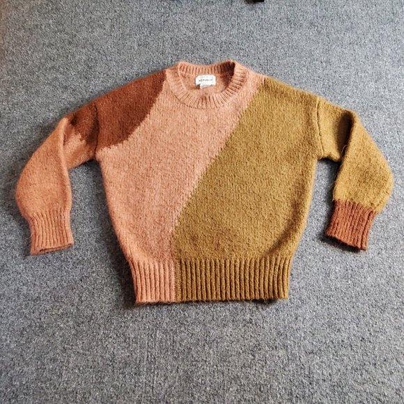 For The Republic Sweaters - FOR THE REPUBLIC Multicolored Cropped Acrylic  Blend Knit Sweater Size XS